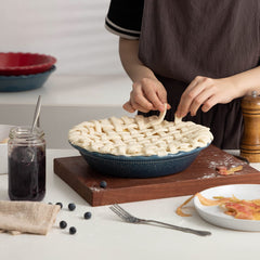 FUN ELEMENTS tarte cuisant dans le plat pour cuisson uniforme