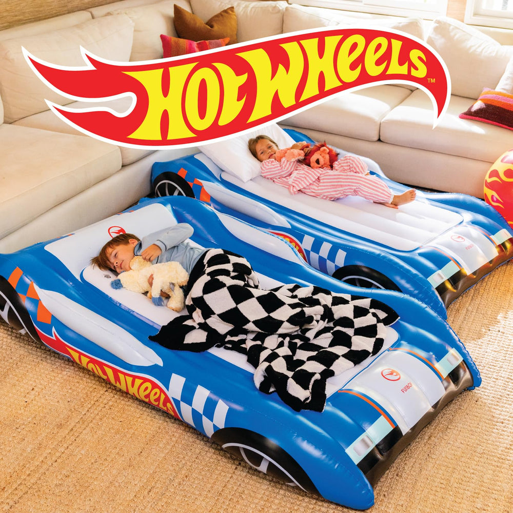 FUNBOY Hot Wheels matelas à l'échelle d'un enfant pour visualiser la taille utile