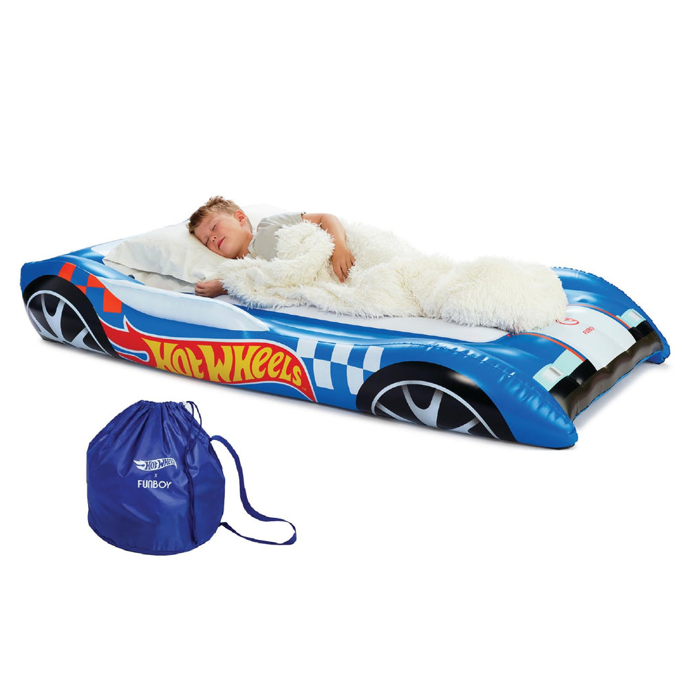 FUNBOY Hot Wheels vue face avant du matelas proposant confort et design enfantin