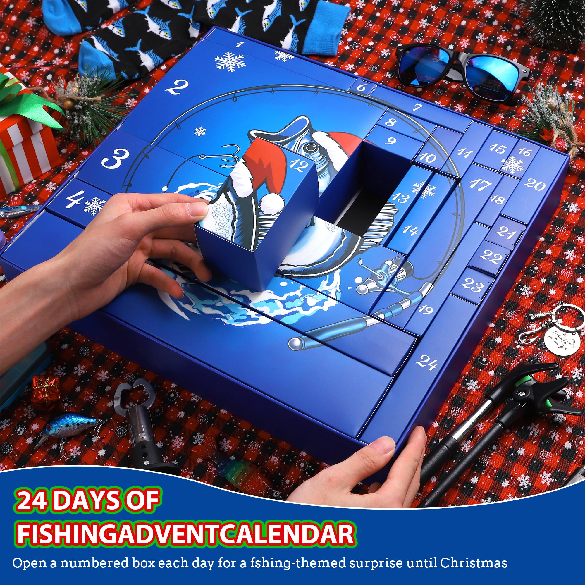 FUNID calendrier en usage sur plage illustrant préparation de sortie