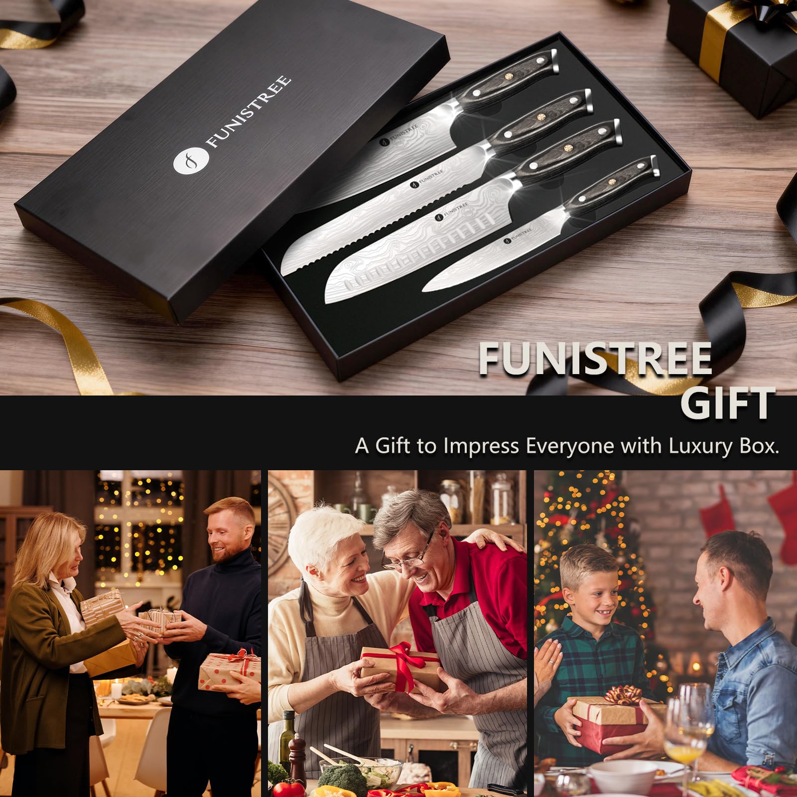 Funistree coffret cadeau ouvert prêt à offrir, présentation soignée et premium