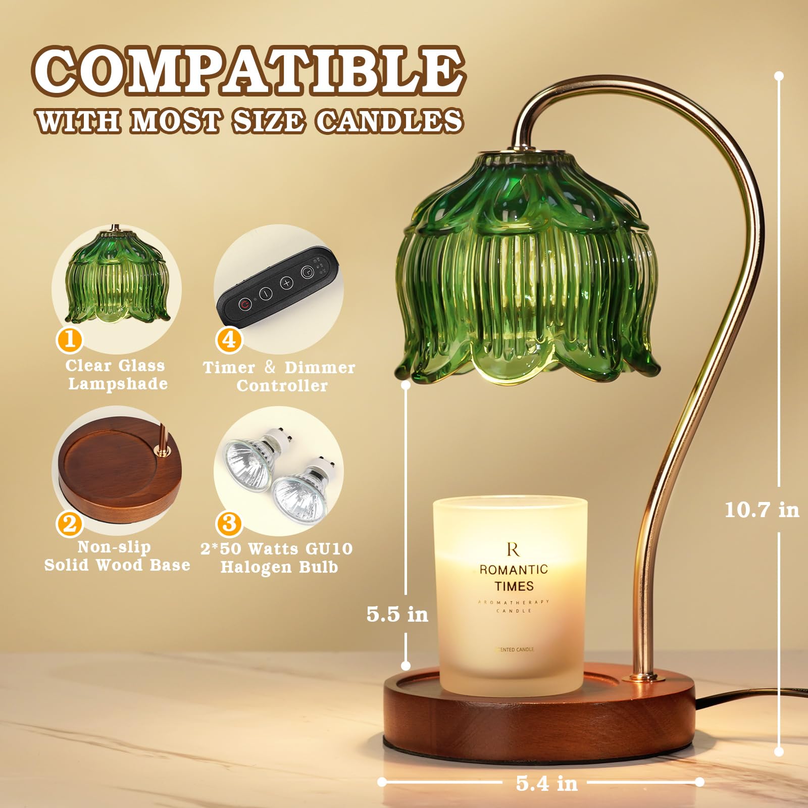 Funistree lampe en cours d'utilisation sur table de salon, diffuse parfum sans flamme