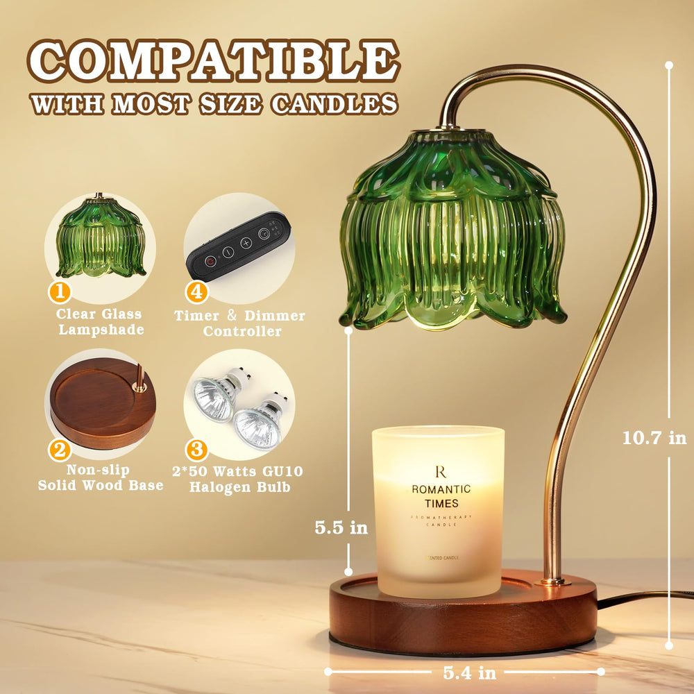 Funistree lampe en cours d'utilisation sur table de salon, diffuse parfum sans flamme
