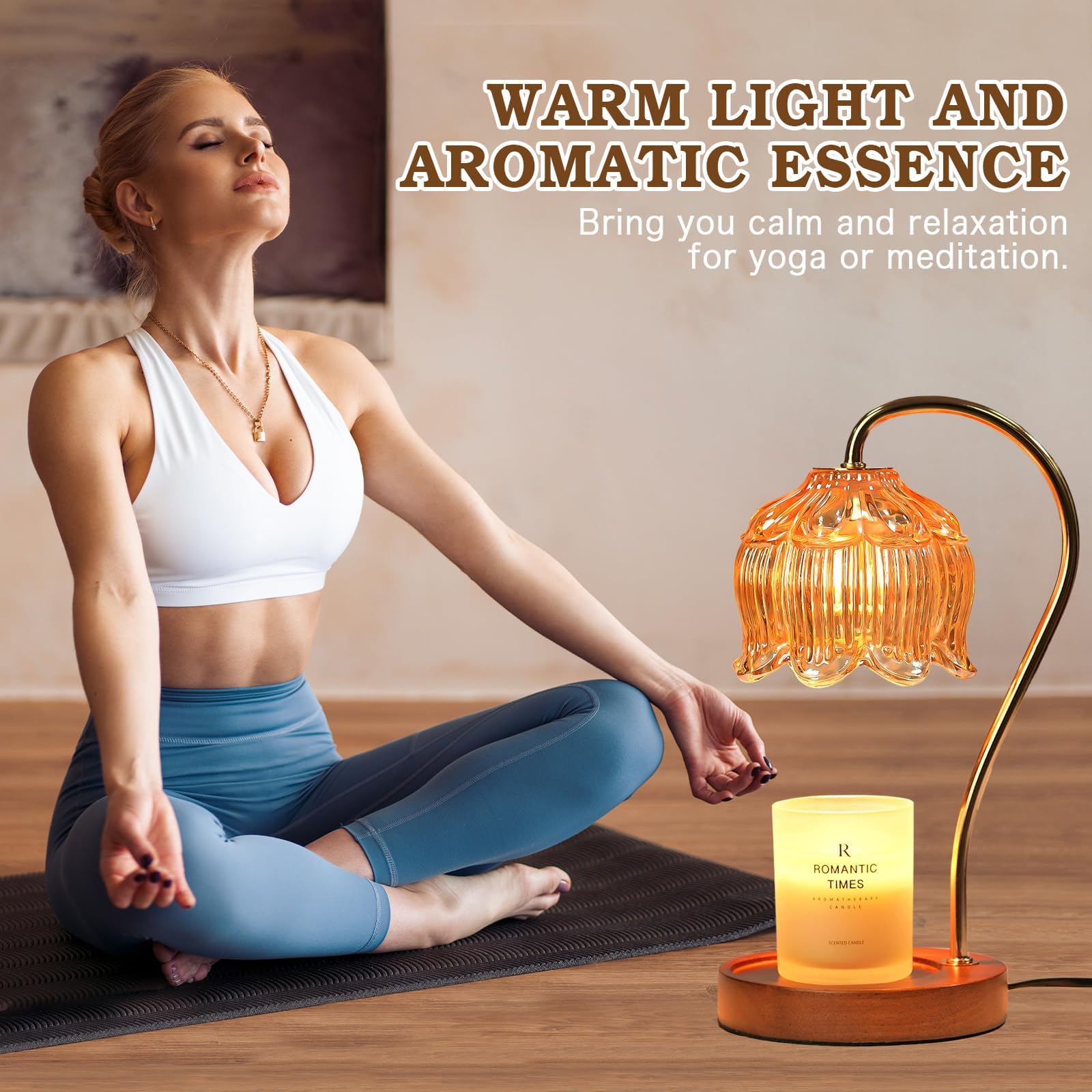 Funistree profil montrant la douce lueur ambre pour créer une ambiance cosy