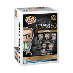 Funko Matt Foley costume mis en valeur pour reconnaître le personnage instantanément