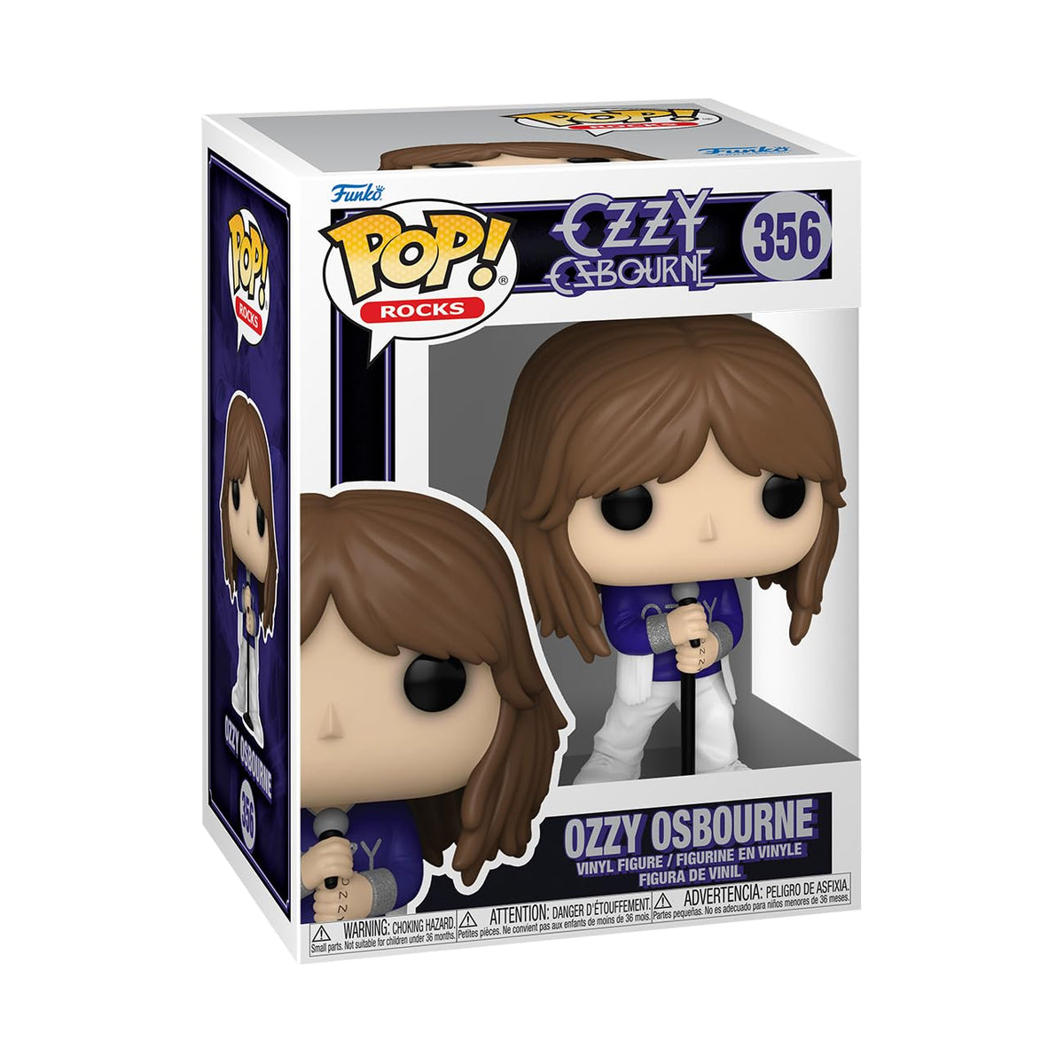 Funko Ozzy Osbourne vue avant montrant visage stylisé et impact visuel