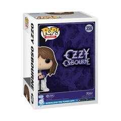 Funko Ozzy Osbourne gros plan sur glitter apportant éclat décoratif