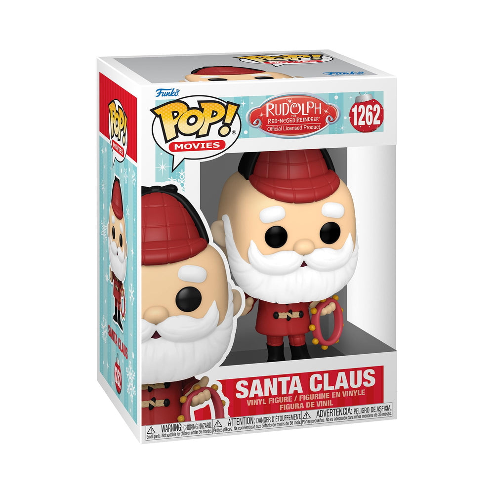 Funko Santa Claus face avant montrant les détails fidèles et attractifs