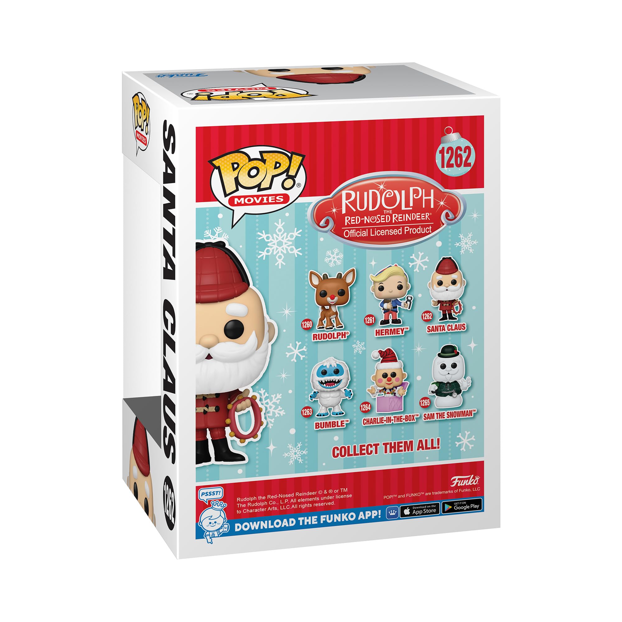 Funko Santa Claus gros plan texture vinyle pour durabilité et aspect premium