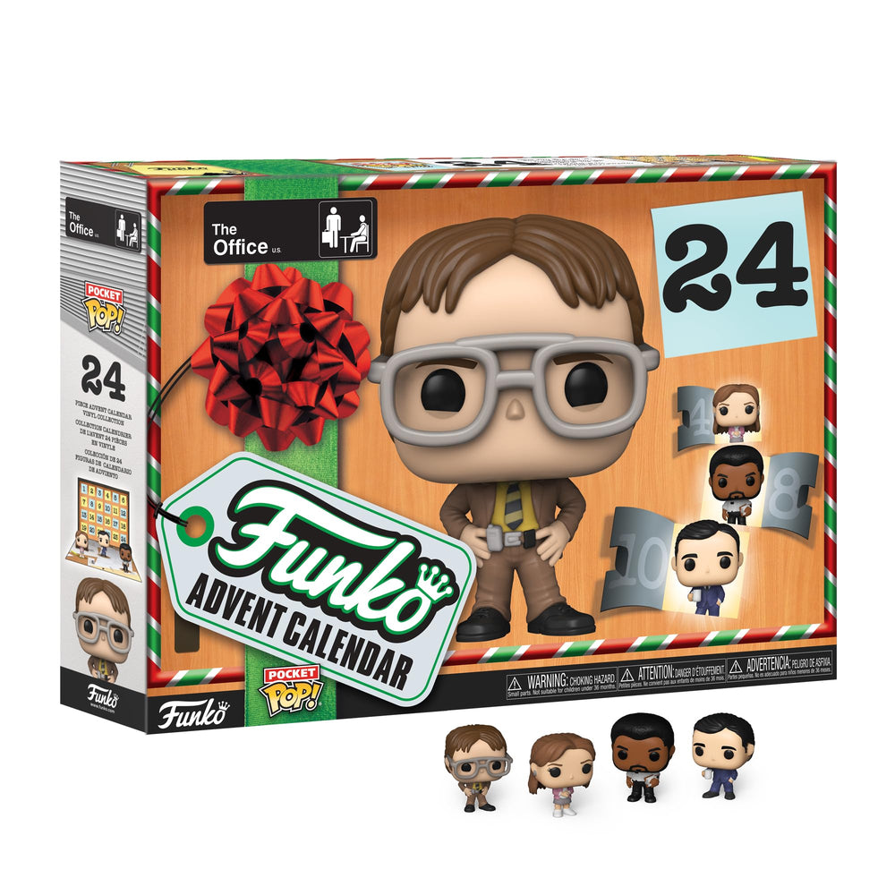 Funko boîte ouverte montrant le calendrier et l'effet surprise