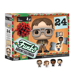 Funko boîte ouverte montrant le calendrier et l'effet surprise