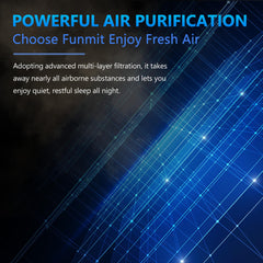 Funmit LV-H132 texture de la fibre nano pour filtration efficace et silencieuse