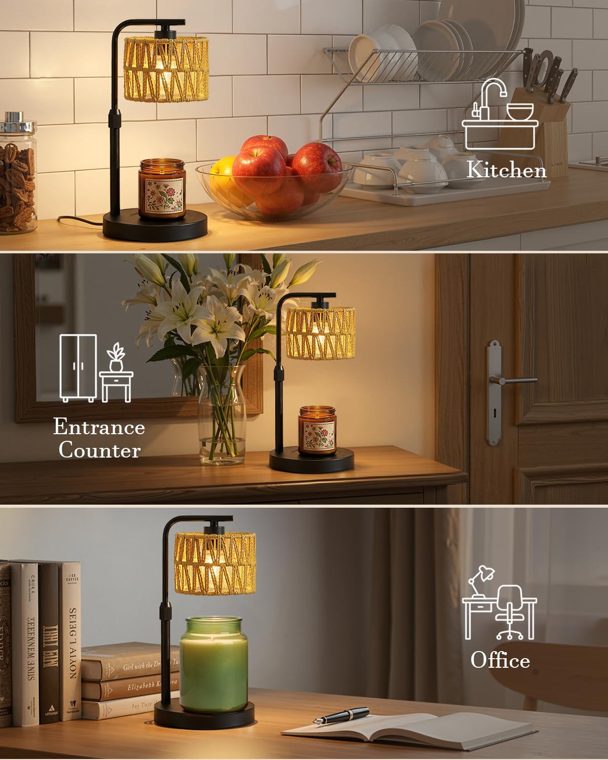 FUNNYBEHOM niveaux de luminosité permet diffusion parfum contrôlée