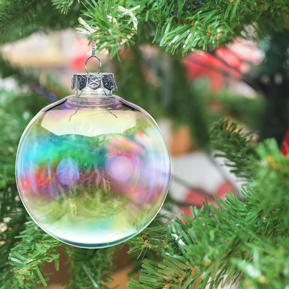 Funtery ensemble de boules suspendues sur sapin offrant un effet lumineux festif