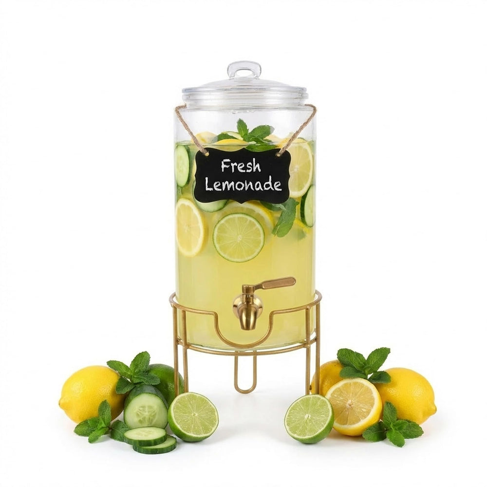 FUREEY comparaison de taille montrant la capacité 1 gallon pour estimer les portions
