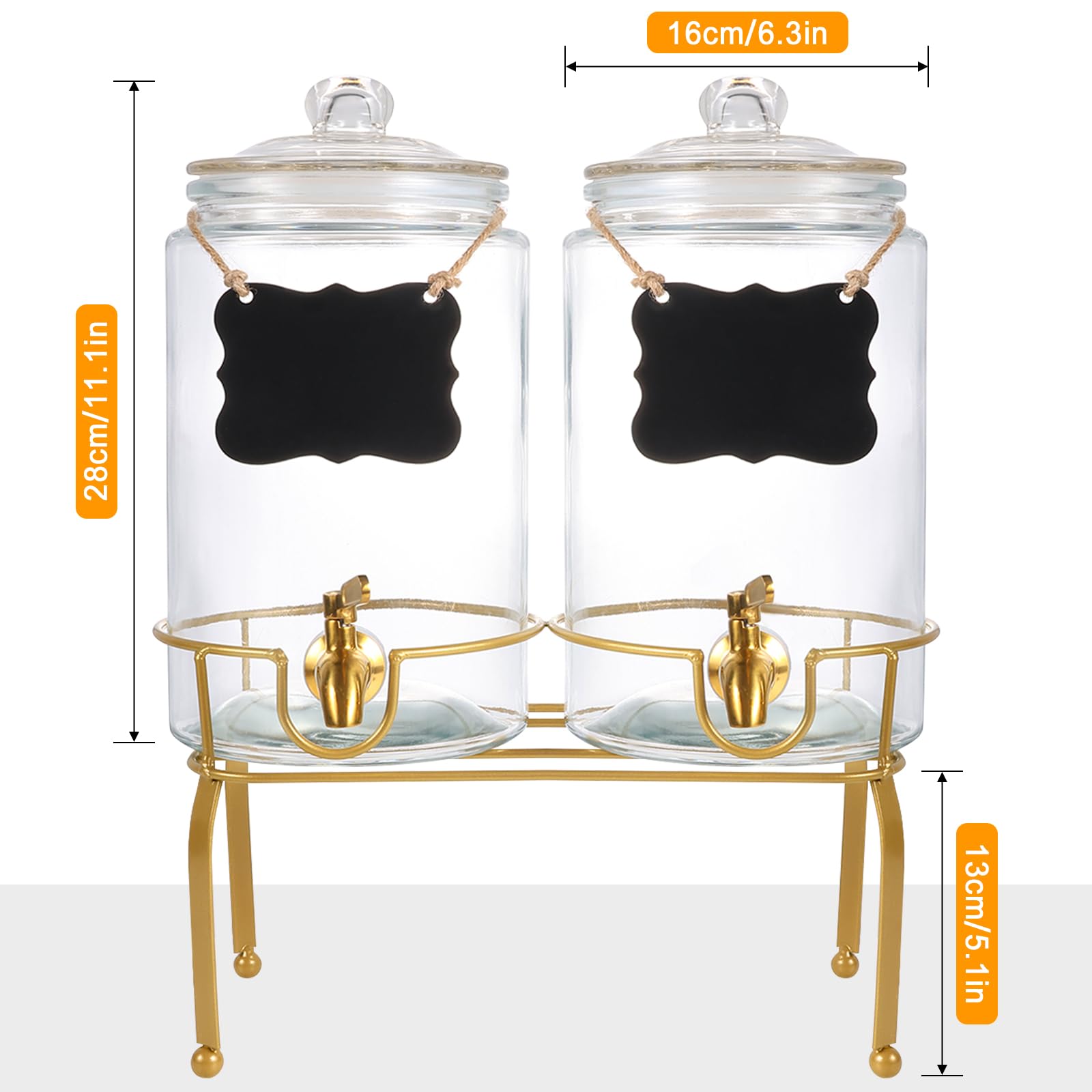 FUREEY comparaison taille avec verre pour évaluer capacité 3,8 L