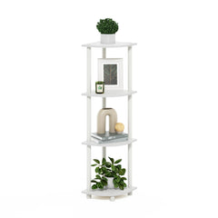Furinno étagère d'angle vue de face maximisant un coin