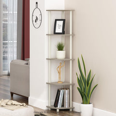 Furinno étagère profil hauteur détaillant stabilité verticale
