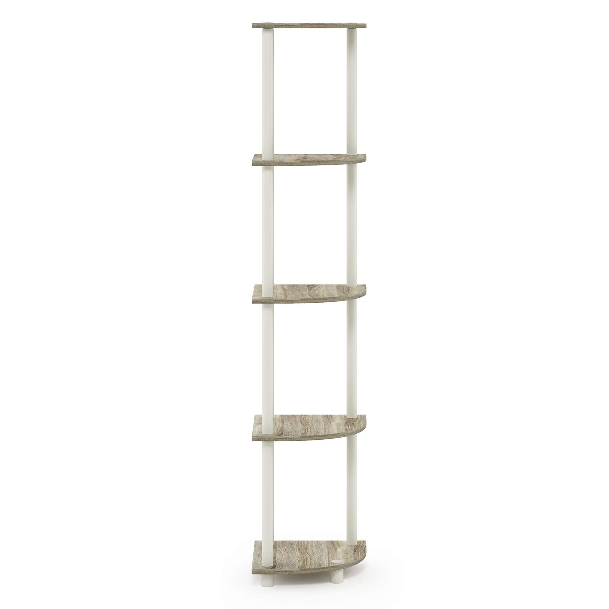 Furinno étagère stylée avec plantes et livres valorisant présentation