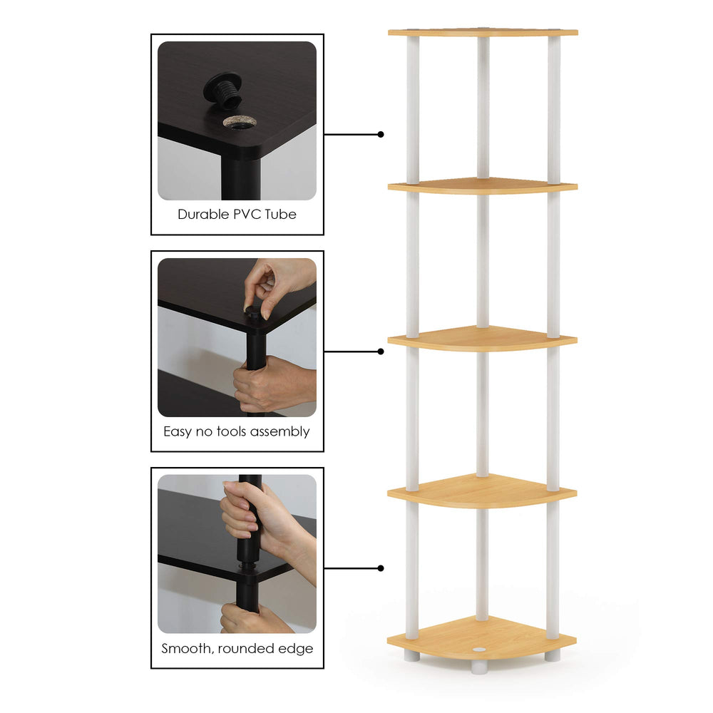 Furinno vue de profil dans l'angle montrant gain de place