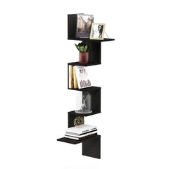 Furinno Rossi vue de face etagere 5 niveaux gain de place