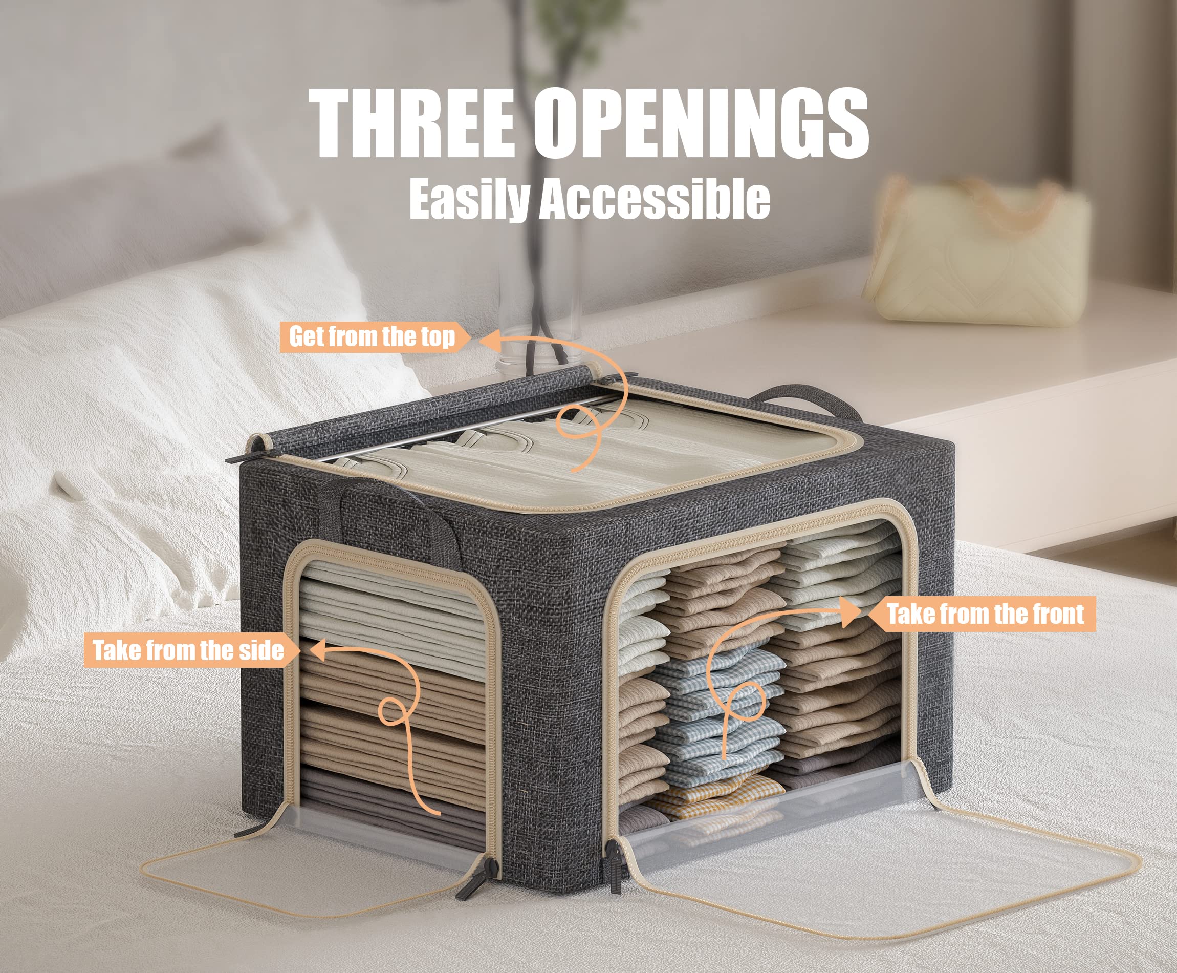 Furnhome boîte en usage dans un placard optimisant rangement et visibilité