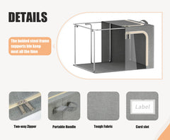 Furnhome boîte pliée à plat pour gain de place et rangement discret