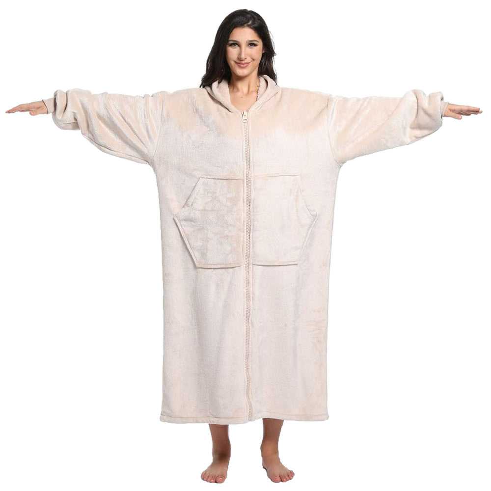 FUSSEDA comparaison de taille avec chaise montrant longueur et couverture complète