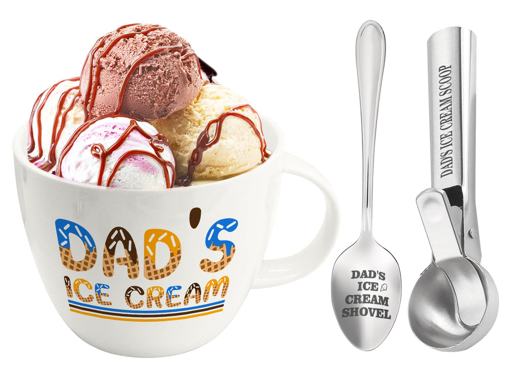 FUTBU bol face décor Dad's Ice Cream, design ludique et convivial