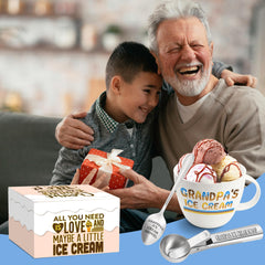 FUTBU pelle en inox gros plan pour boules de glace faciles