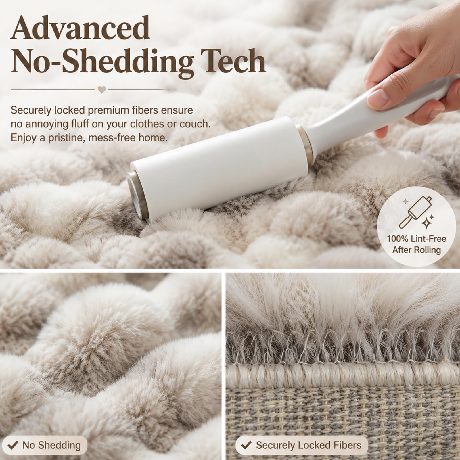 Fuzzysense personne enveloppée démontrant sensation cocon relaxante
