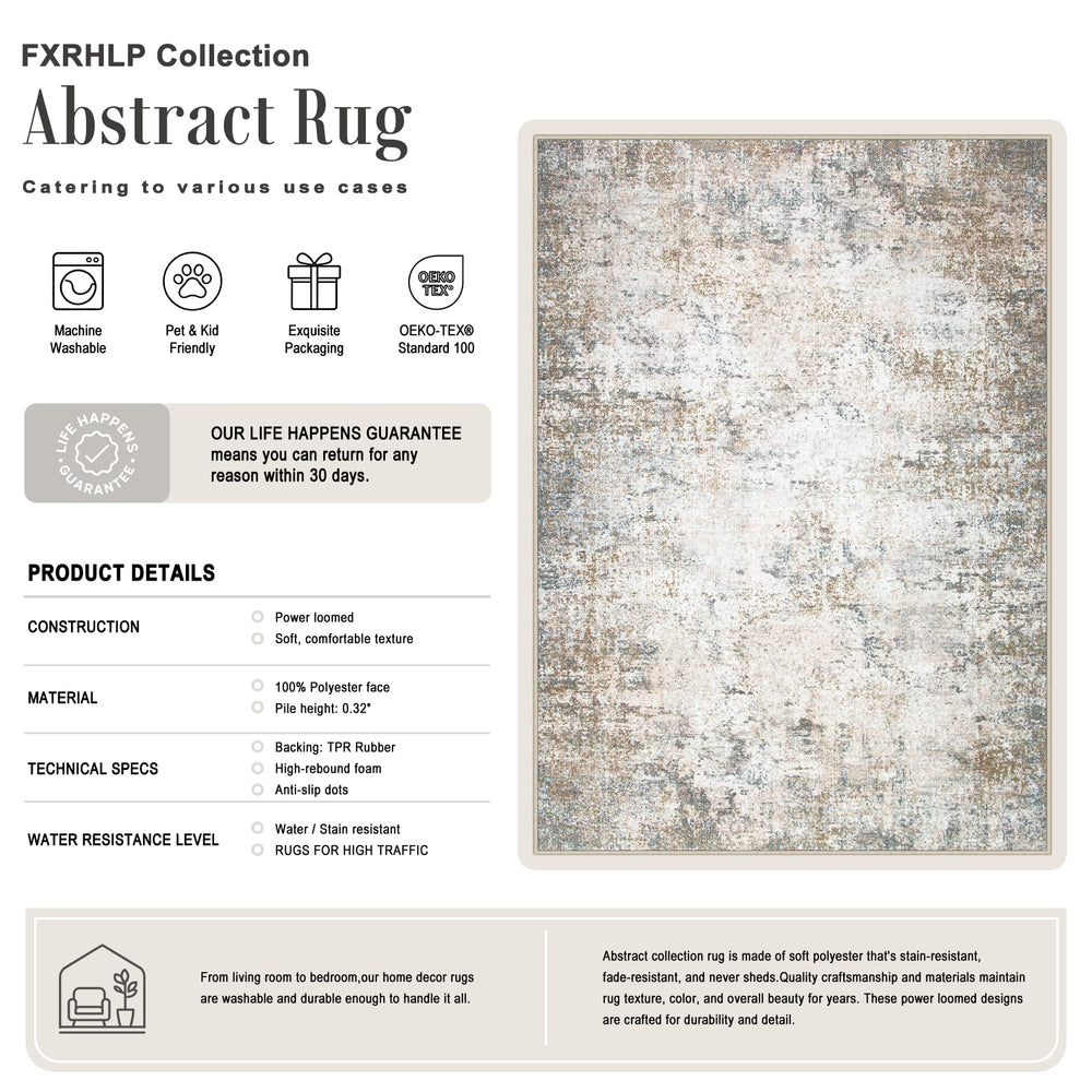 FXRHLP gros plan du motif abstrait montrant texture et couleurs naturelles durables