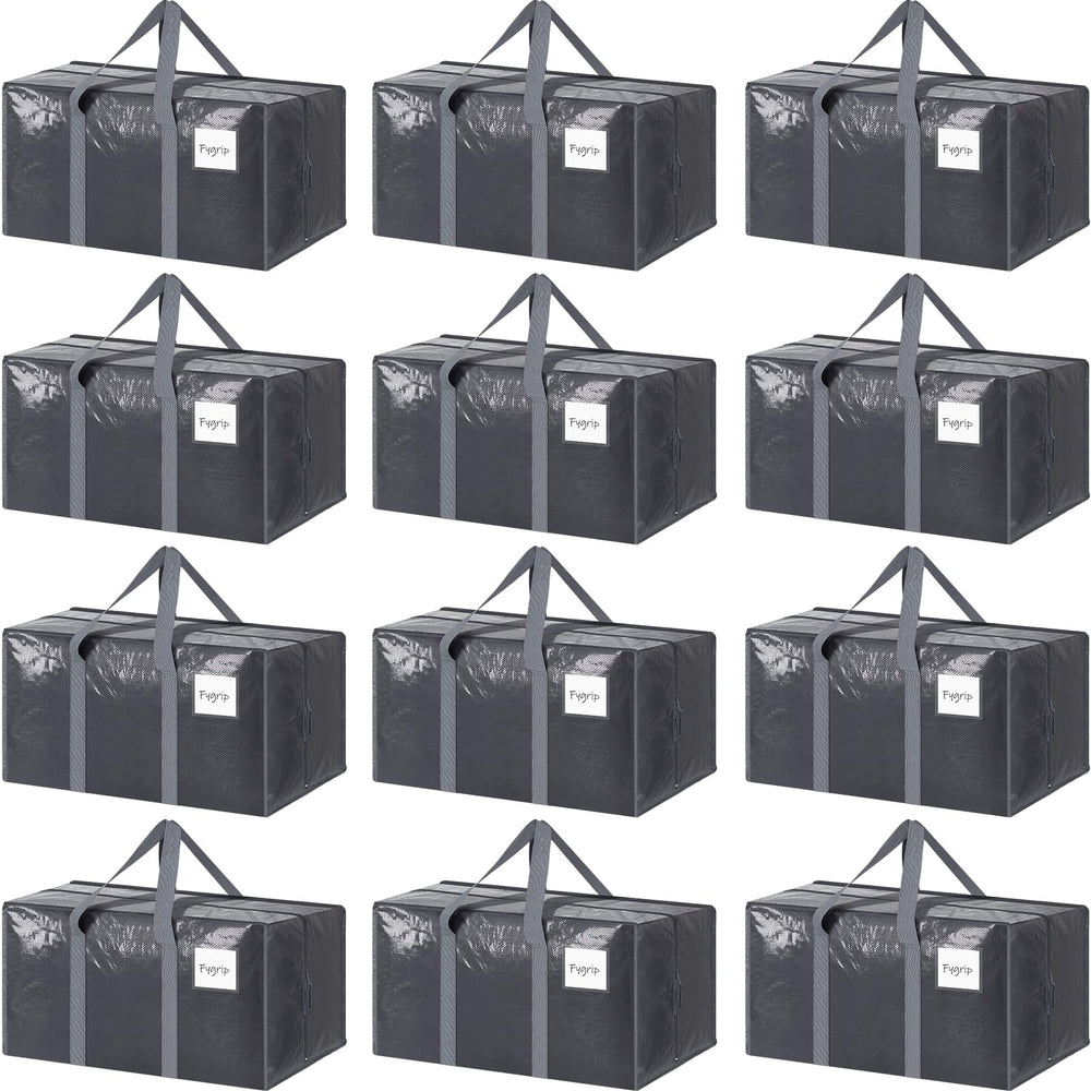 fygrip vue avant du sac gris montrant capacité et fermeture, protection fiable