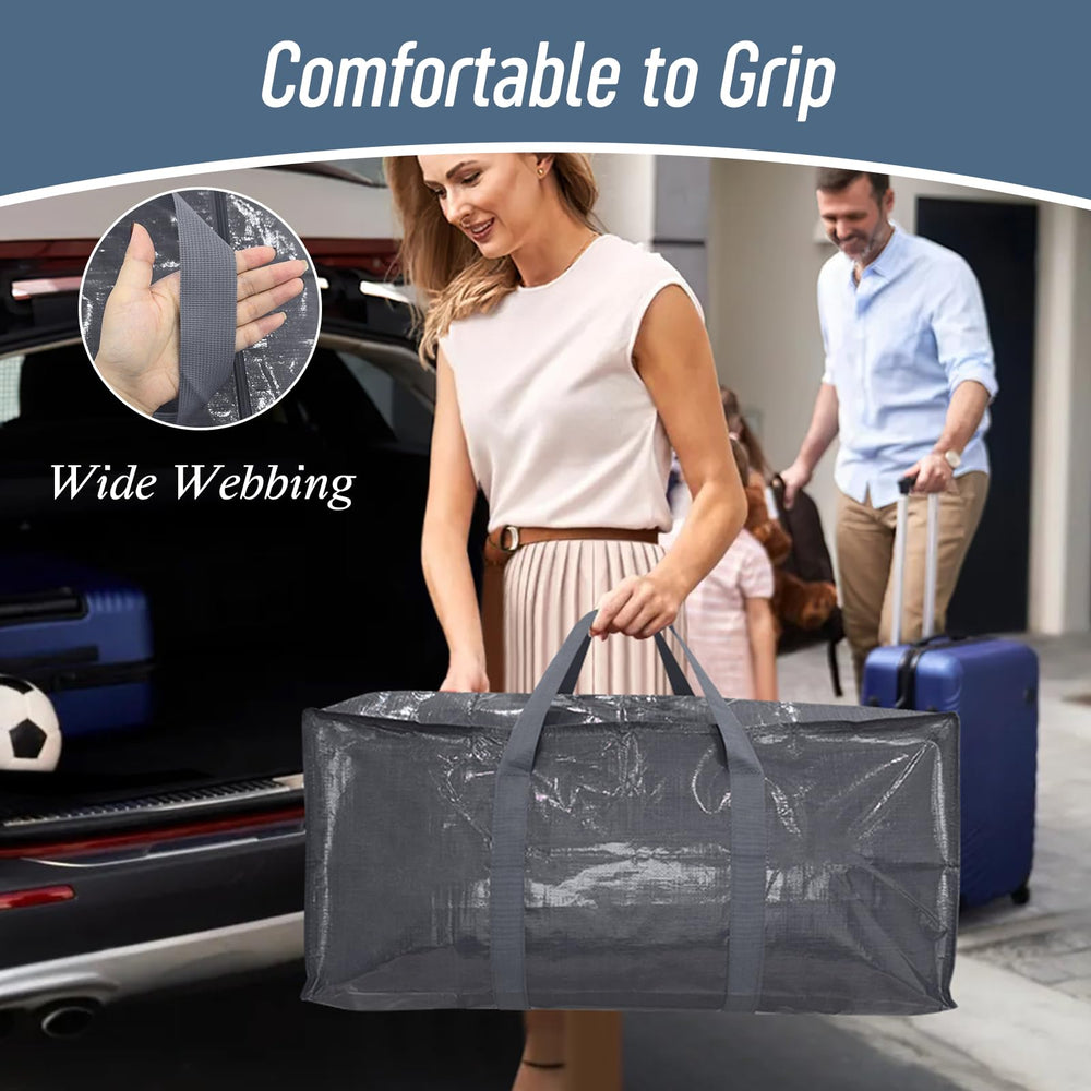fygrip sacs remplis dans un coffre de voiture pour déménagement organisé