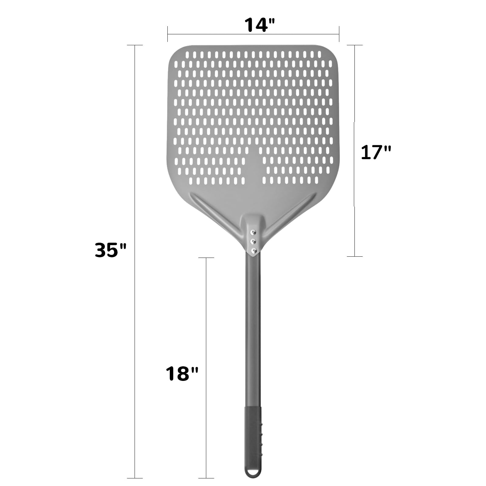 G.a HOMEFAVOR tête perforée en aluminium, favorise croûte croustillante