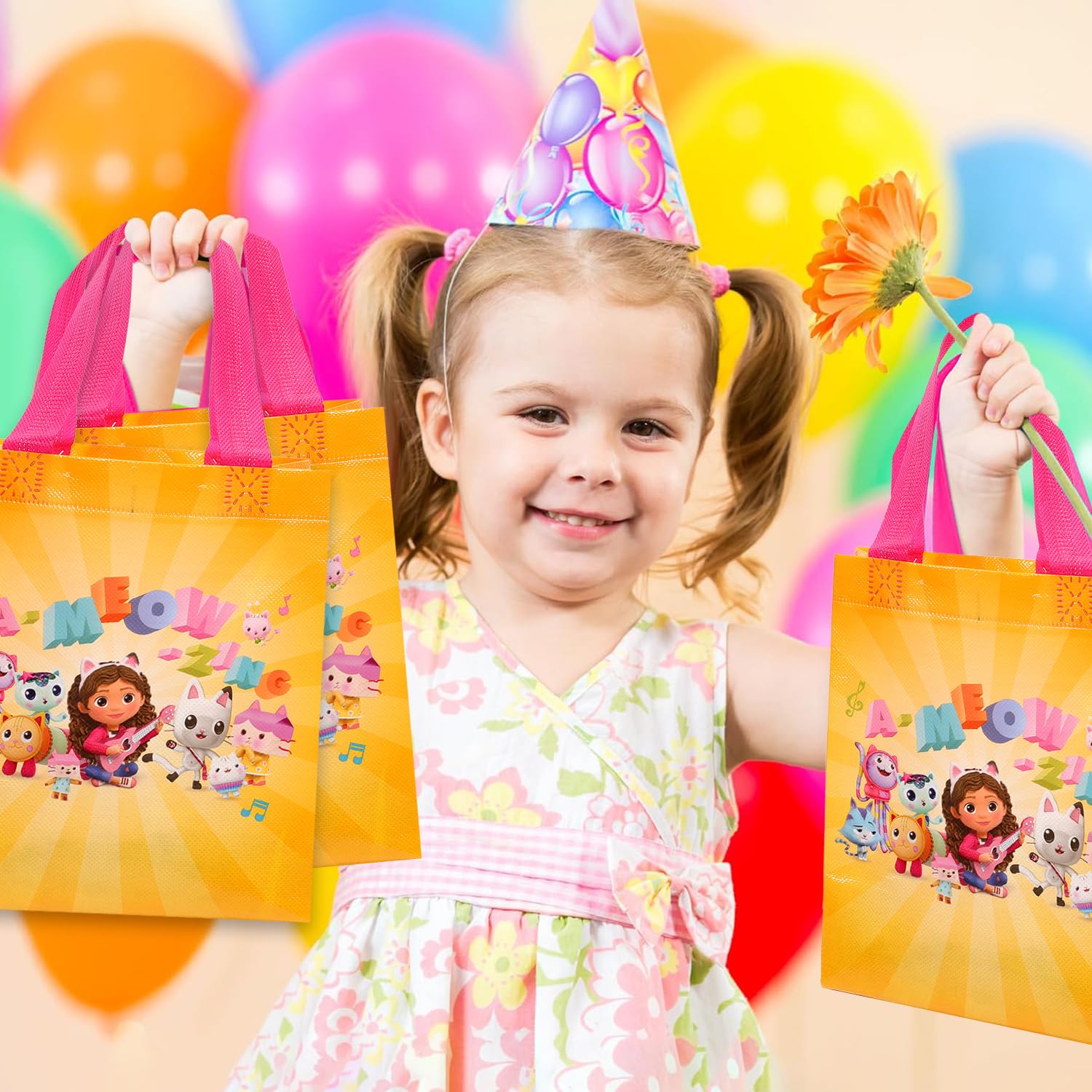 DreamWorks Gabby's Dollhouse sac à côté règle pour comparaison taille