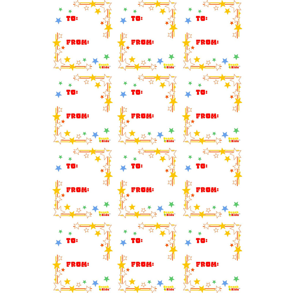 DreamWorks Gabby's Dollhouse sachet avec étiquettes to/from incluses