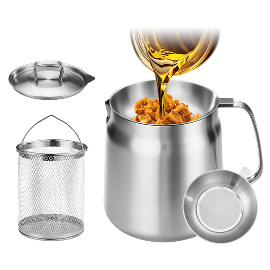 GADO marmite friteuse vue de face montrant la capacité et finition inox, durable