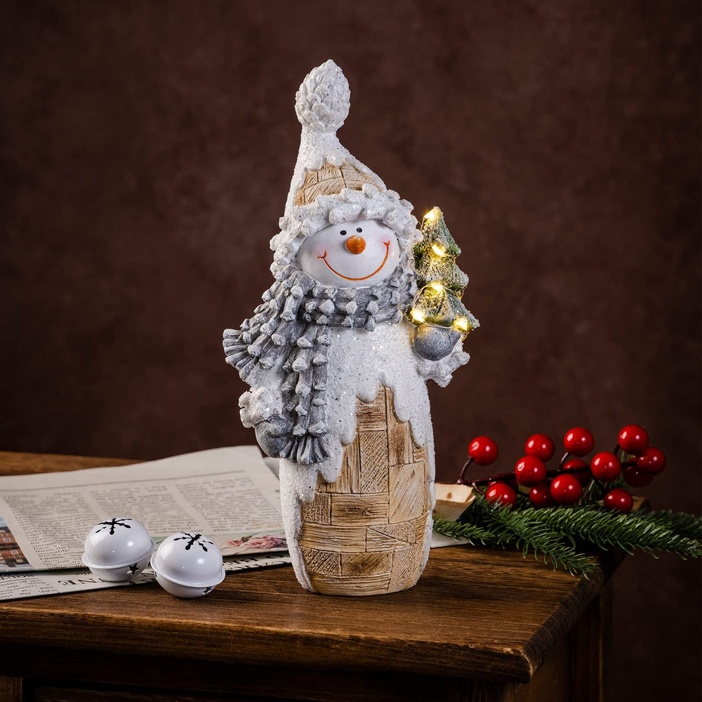 Galiyen bonhomme de neige lumière LED douce créant ambiance cosy