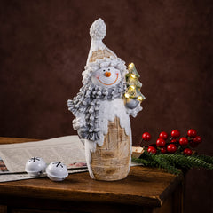 Galiyen bonhomme de neige lumière LED douce créant ambiance cosy