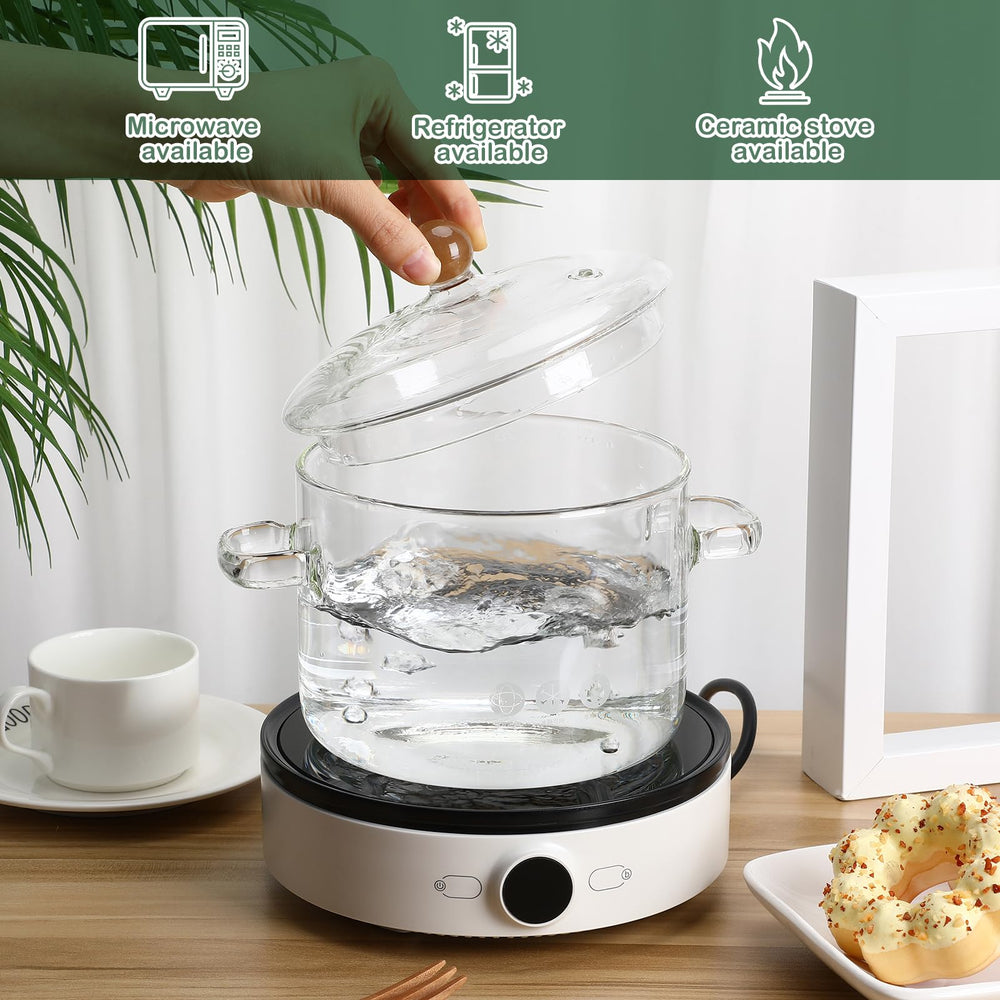 GANAZONO comparaison taille avec assiette indiquant dimensions pratiques
