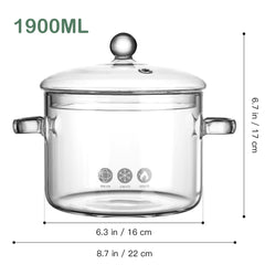 GANAZONO couvercle transparent gros plan pour vérifier cuisson sans ouvrir