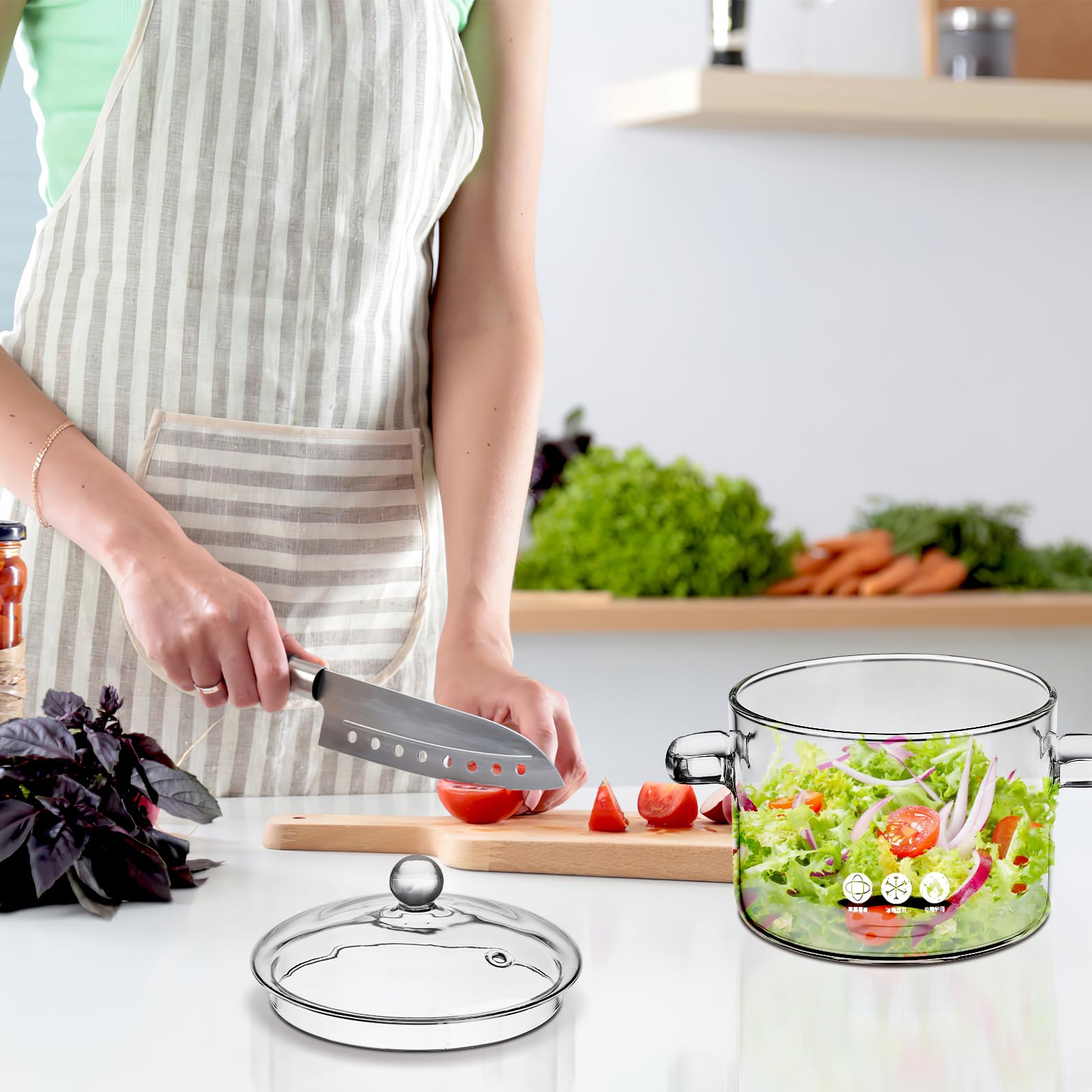 GANAZONO en situation lifestyle dans cuisine moderne pour usage quotidien