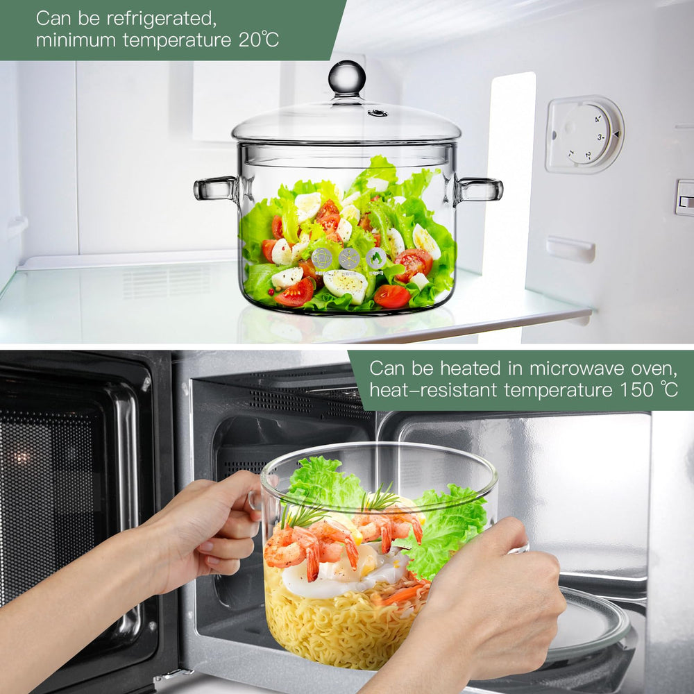 GANAZONO texture en verre borosilicate proche pour durabilité et nettoyage