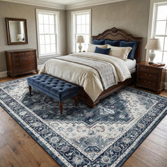 Garvee tapis dans salon style boho apporte chaleur déco