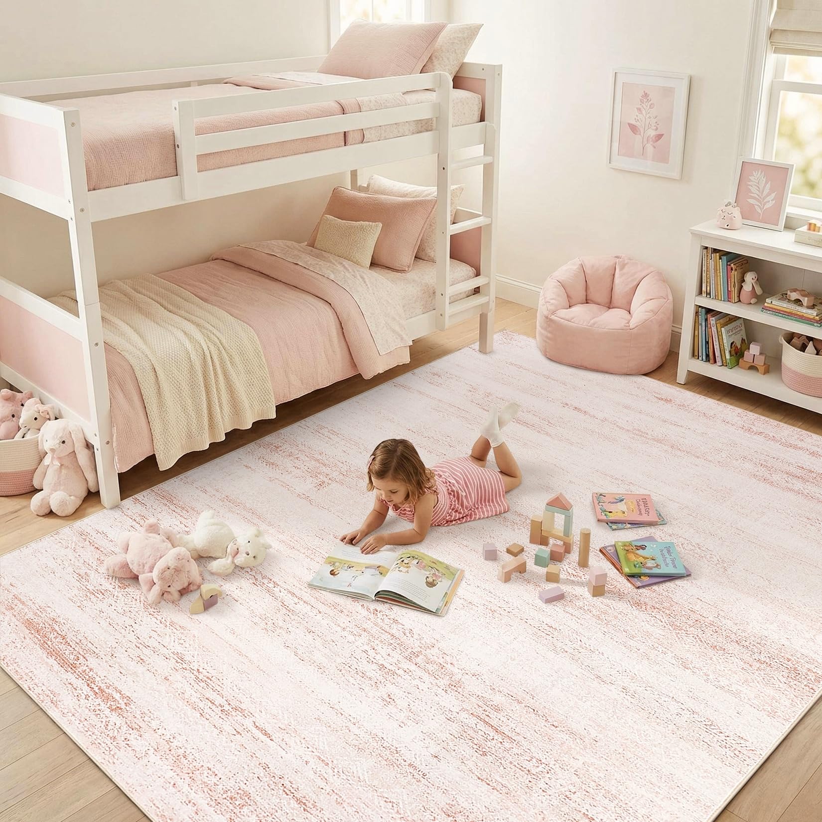Garvee vue avant du tapis Moroccan Bloom montrant motif chaleureux et couleurs