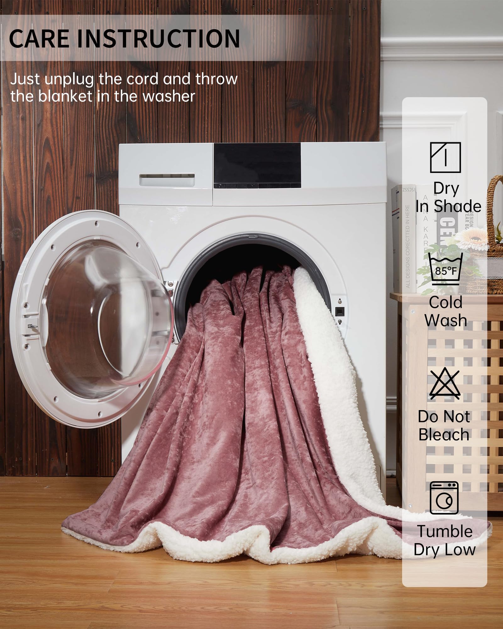 GarveeHome lavage avec contrôleur détaché pour un entretien sûr et simple