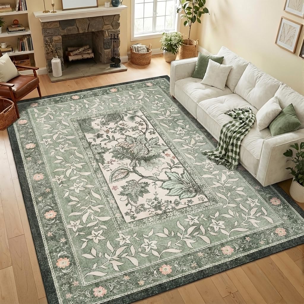 GarveeHome tapis Provence face avant apport déco chaleureuse