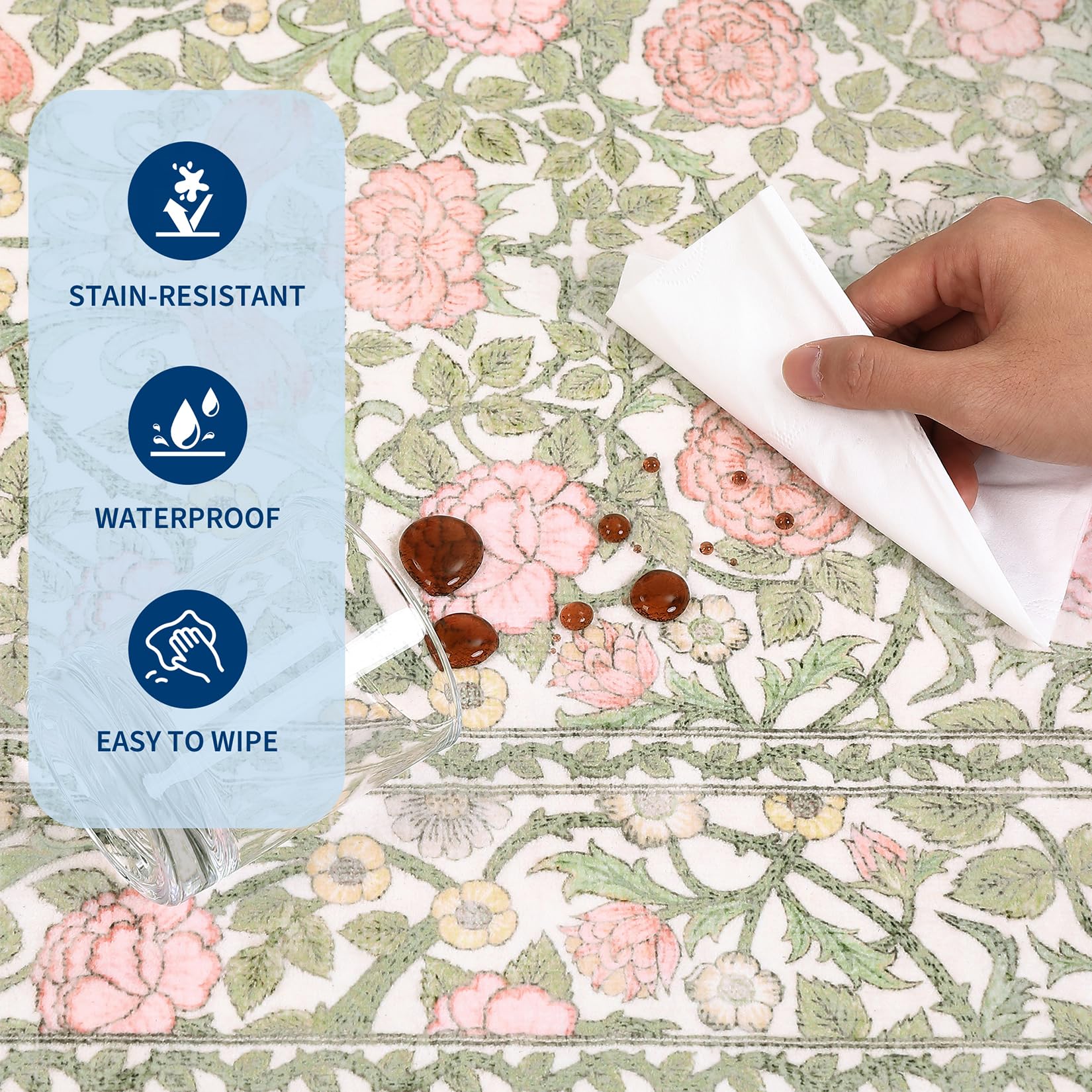 GarveeHome tapis dans un salon stylé montrant intégration et fonctionnalité