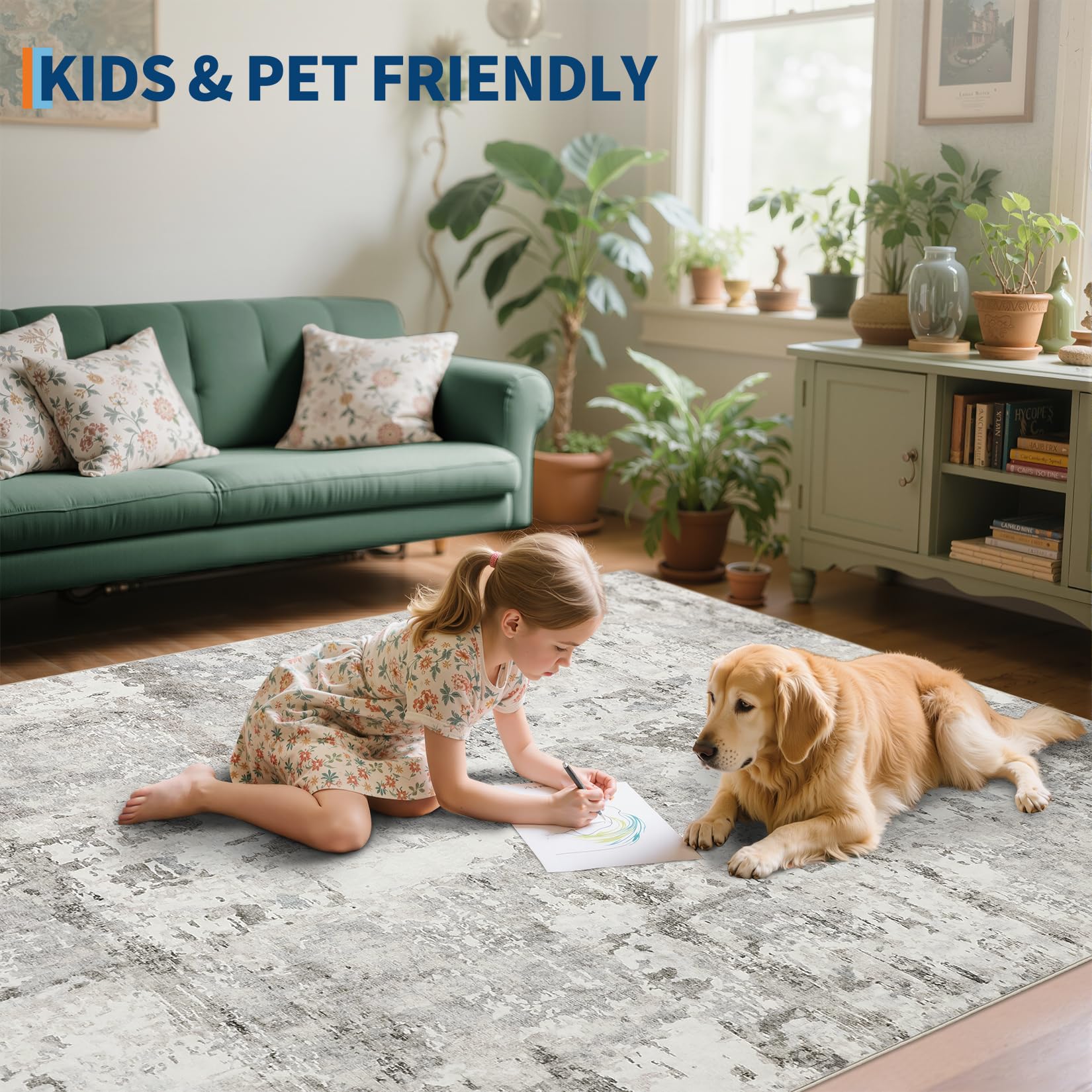 GarveeHome tapis plié à la livraison montrant l'emballage et les éventuels plis temporaires